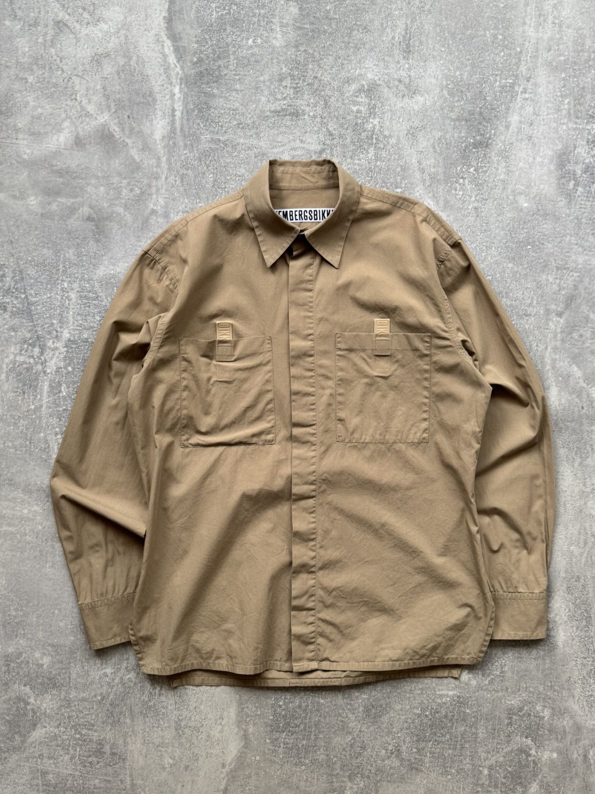 Dirk Bikkembergs Dirk Bikkembergs Tech Shirt Button Up Long Sleeve Size US XL / EU 56 / 4 - 2 Thumbnail