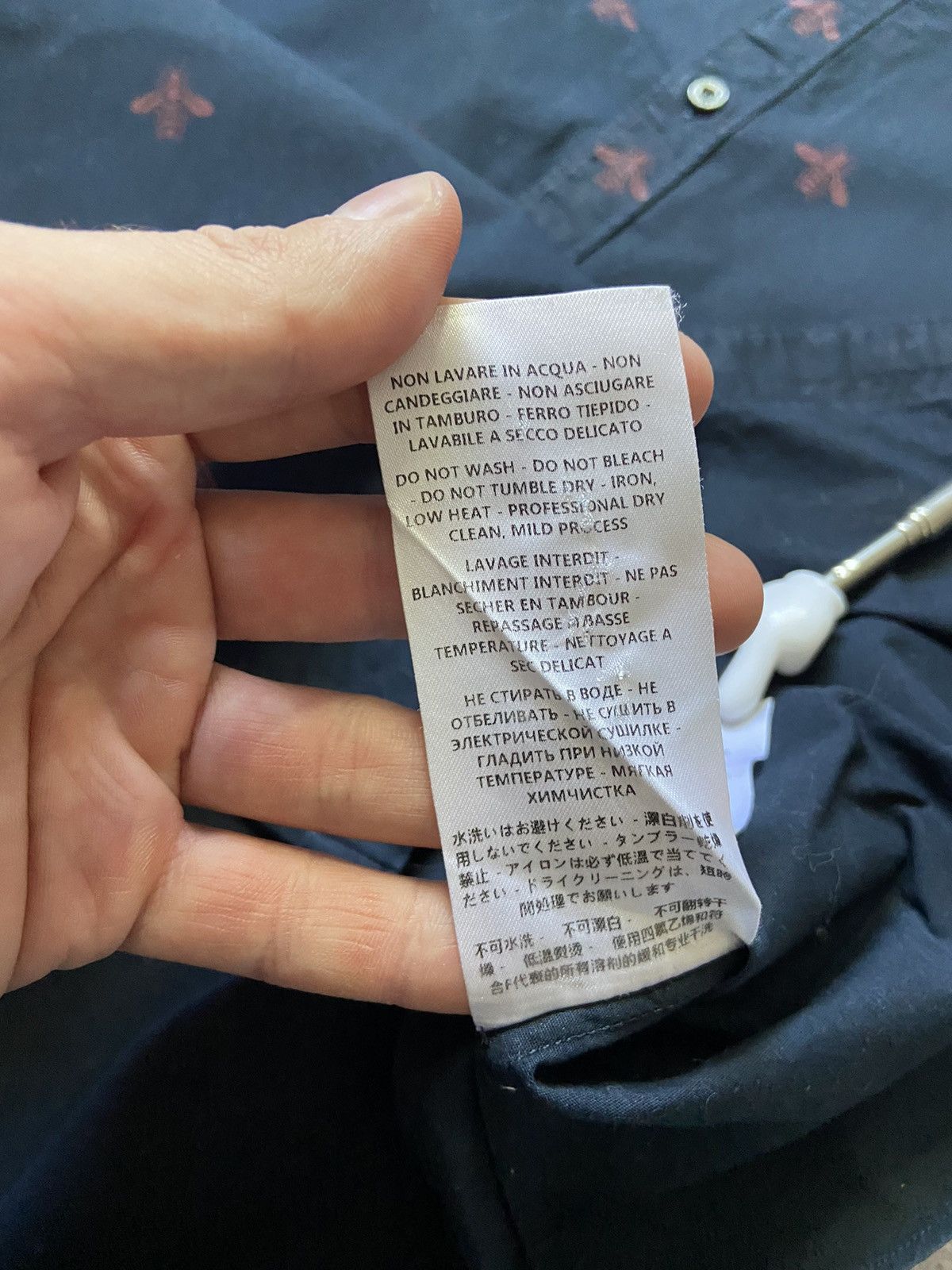 Gucci Gucci Bee Logo Shirt Size US M / EU 48-50 / 2 - 10 Thumbnail
