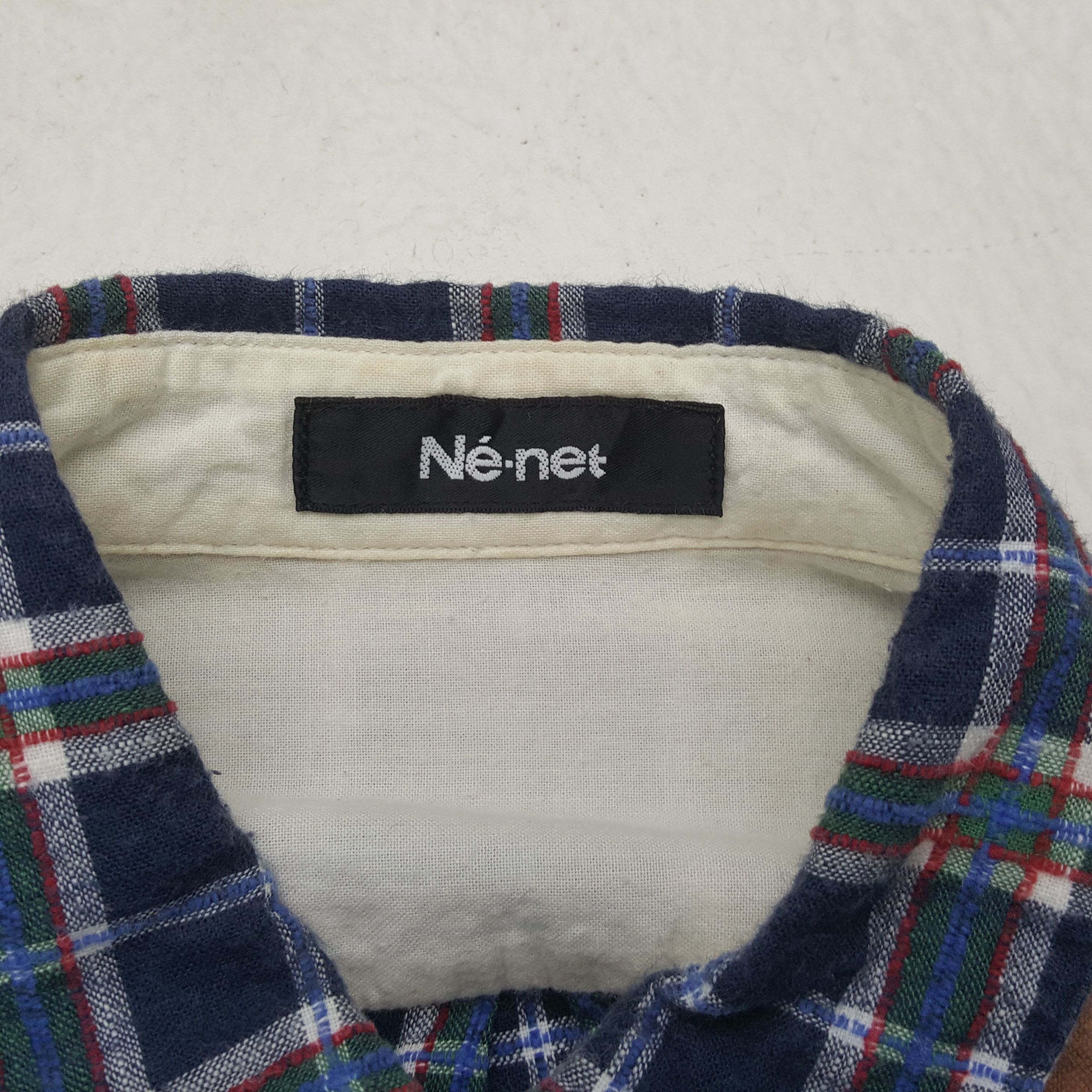 Ne-Net Vintage Ne-net by Issey Miyake Japan Brand Shirt RR8 Size US M / EU 48-50 / 2 - 4 Thumbnail