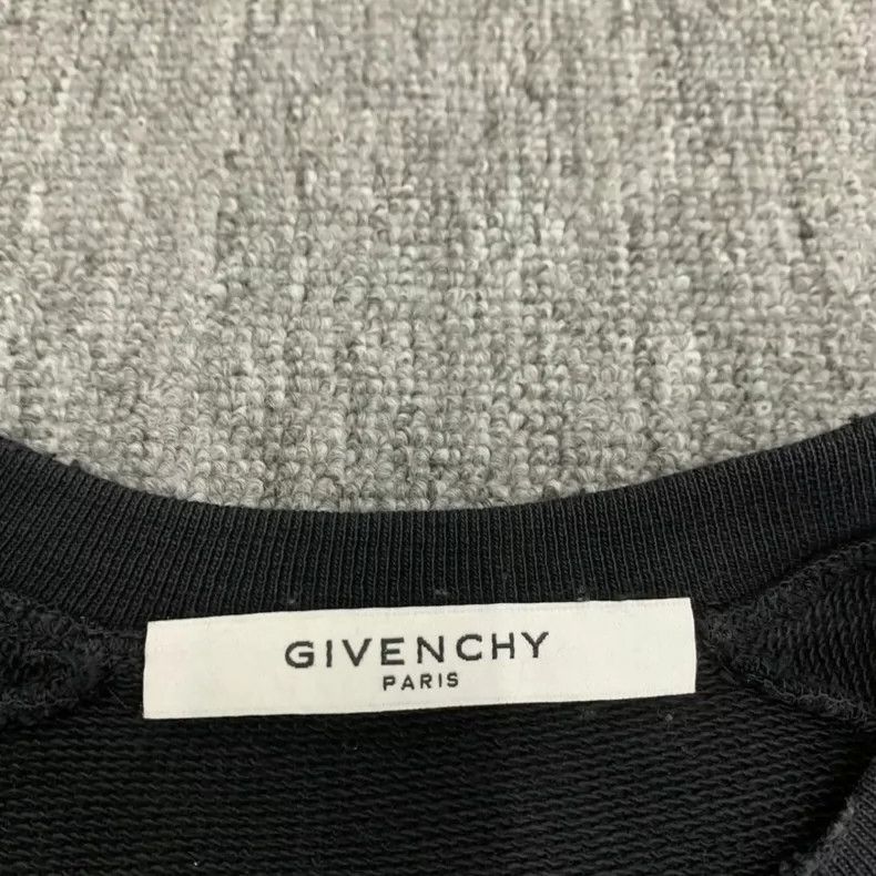 Givenchy Givenchy Black Lightning Letter Long Sleeve Hoodie Size XS Size US XS / EU 42 / 0 - 6 Thumbnail