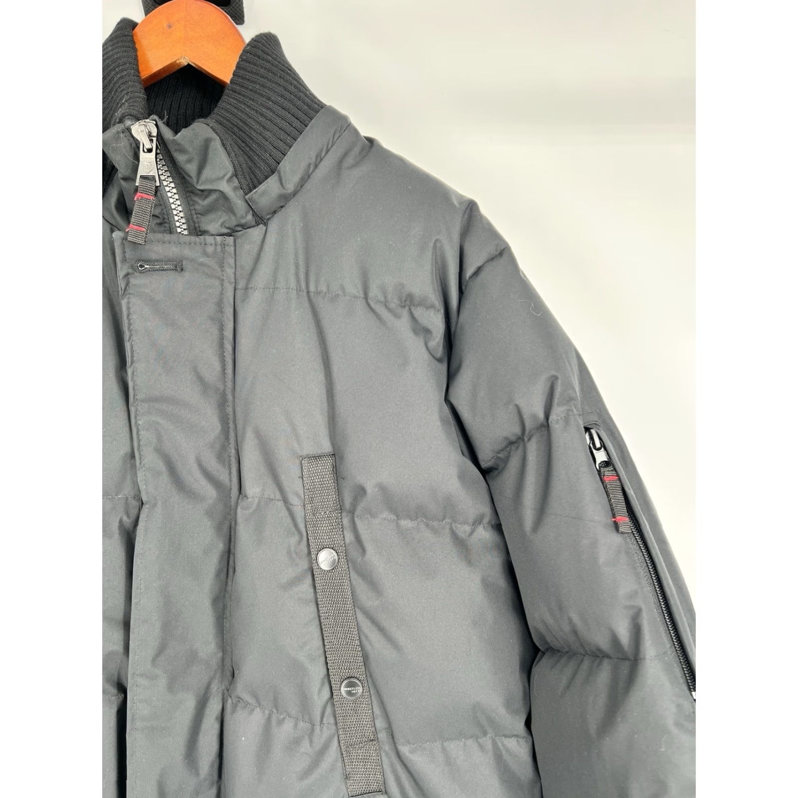 Whistles J. Whistler Men Black Coat Jacket Parka Water Resistant 9 Pockets Full Zip Insulated Lined Polyester Stand-Up Collar Size M/Regular Size US M / EU 48-50 / 2 - 6 Thumbnail