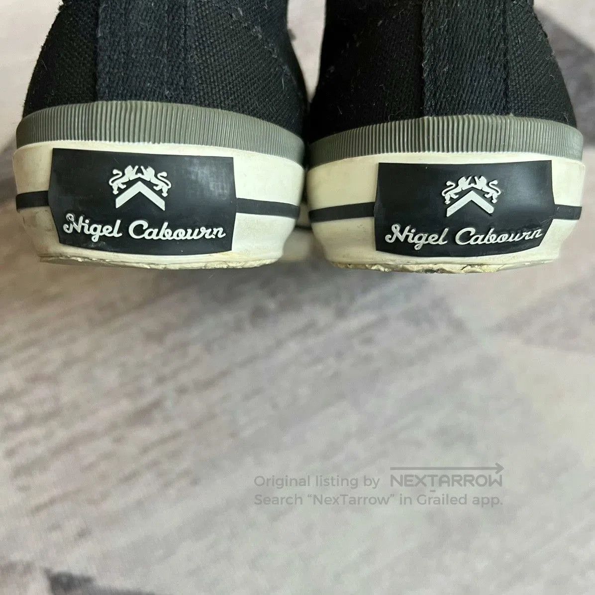 Nigel Cabourn Nigel Cabourn Retro Black Canvas Shoes. Size US 11 / EU 44 - 5 Thumbnail
