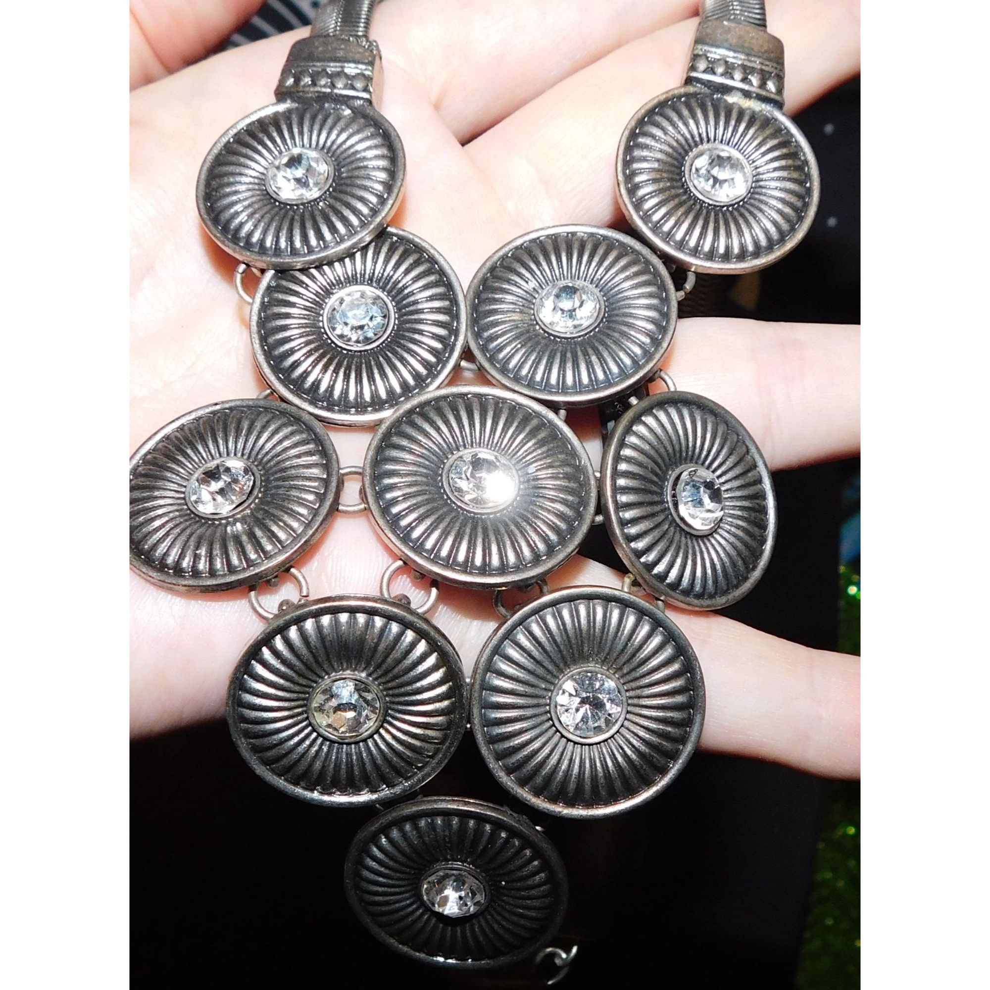 Other Space Age Brutalist Gemmed Statement Necklace Size ONE SIZE - 4 Thumbnail