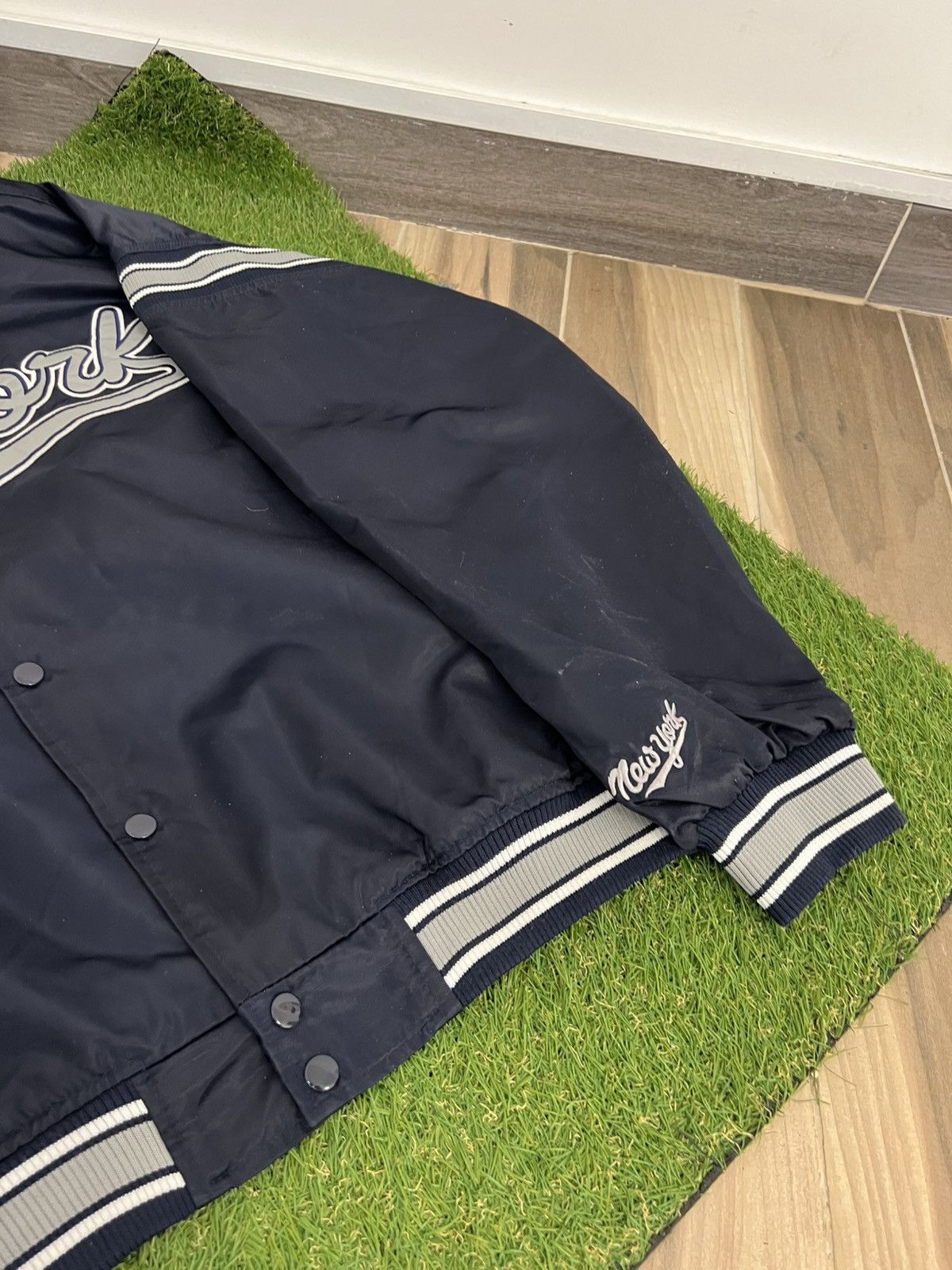 MLB Vintage New York Yankees Varsity Jacket MLB Baseball Rare Size US XXL / EU 58 / 5 - 4 Thumbnail