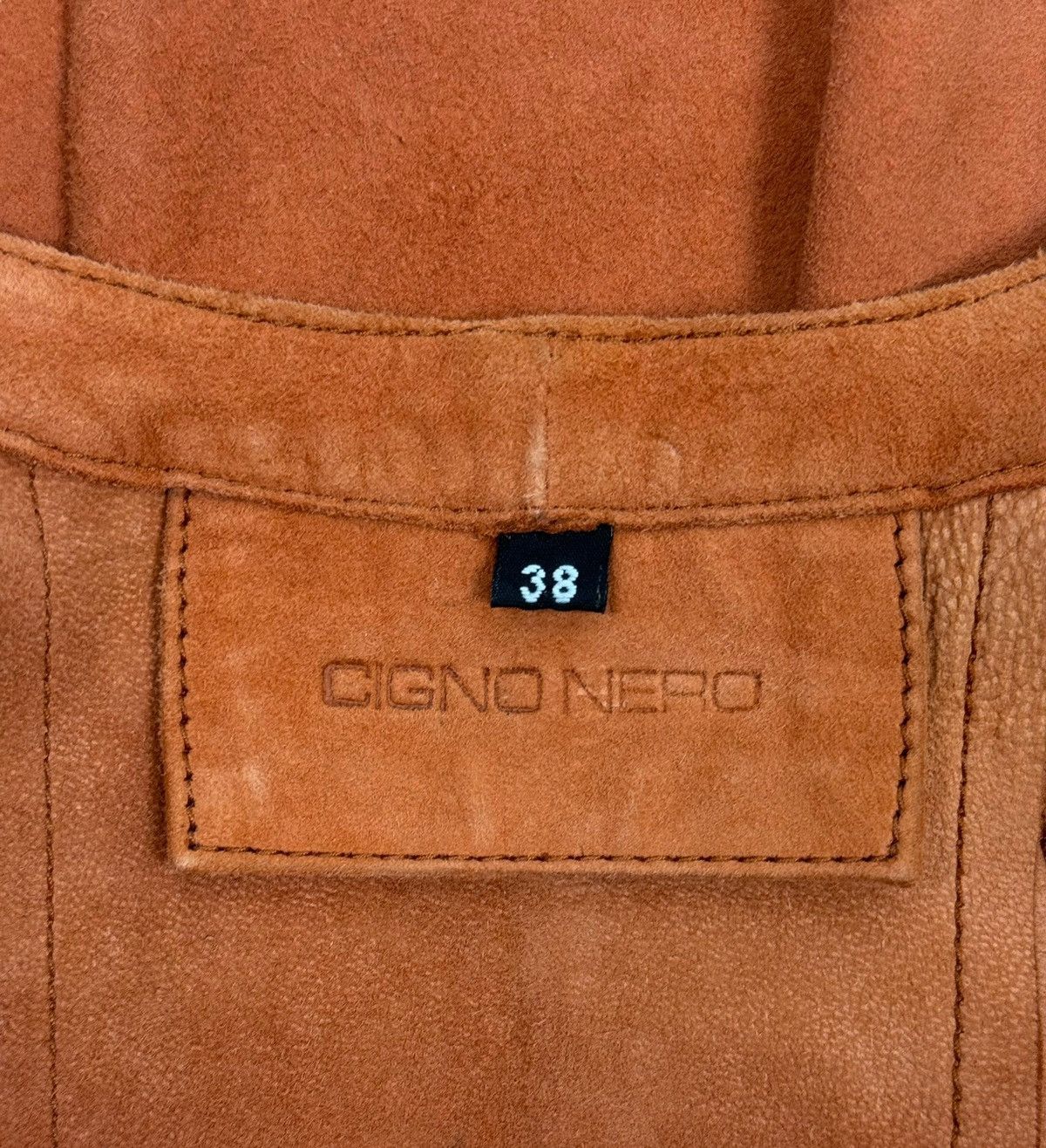 Designer × Genuine Leather Cigno Nero Genuine Leather Soft Nubuck Vest size 38 Size XS / US 0-2 / IT 36-38 - 12 Thumbnail
