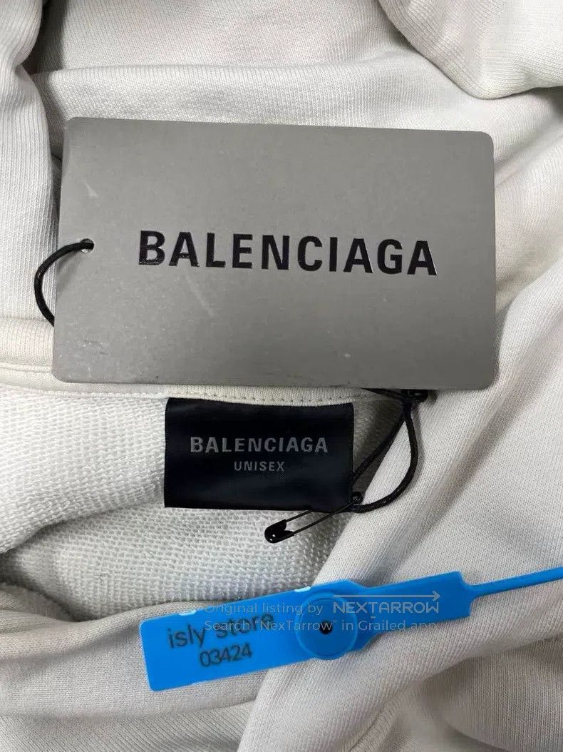 Balenciaga Balenciaga Letter Printed Hooded Casual Sweatshirt Size US S / EU 44-46 / 1 - 5 Thumbnail