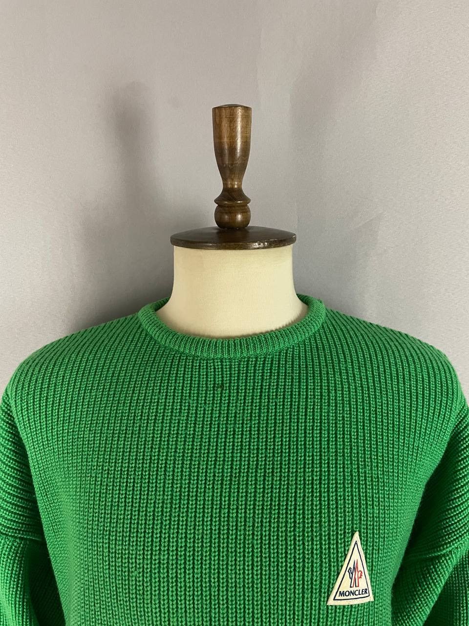 Moncler Moncler Sweater Green Vintage 1990s Rare Size US XL / EU 56 / 4 - 3 Thumbnail