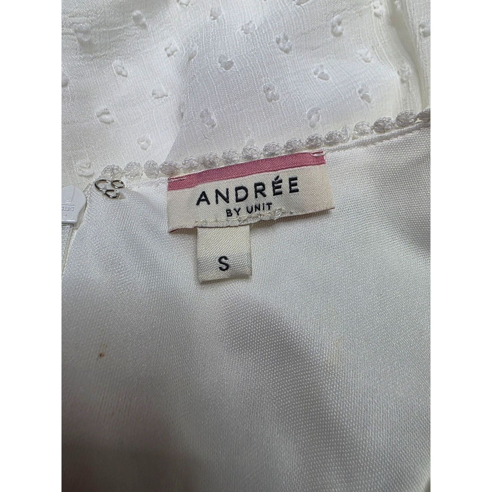 & Other Stories Andree 93763-SP Women’s White Dress Bridal Graduation Small Size S / US 4 / IT 40 - 3 Thumbnail