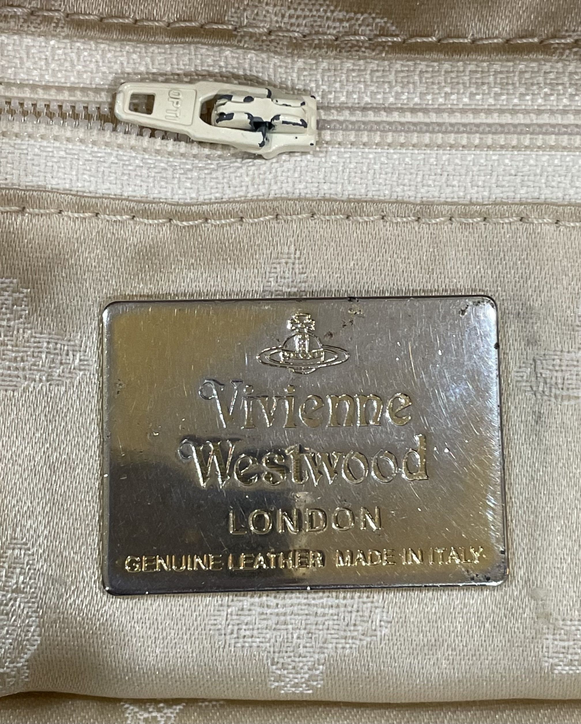 Vivienne Westwood Satin Orb Monogram Pattern Handbag Size ONE SIZE - 8 Thumbnail