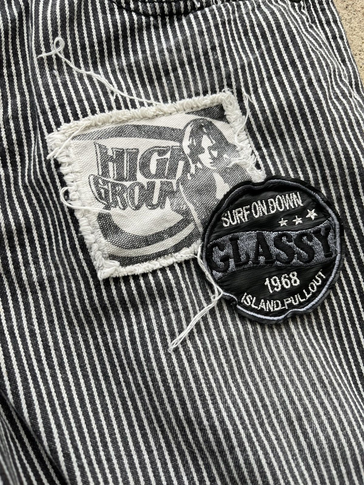 Hysteric Glamour Hysteric glamour style / Striped distressed patchwork Size US 34 / EU 50 - 5 Thumbnail