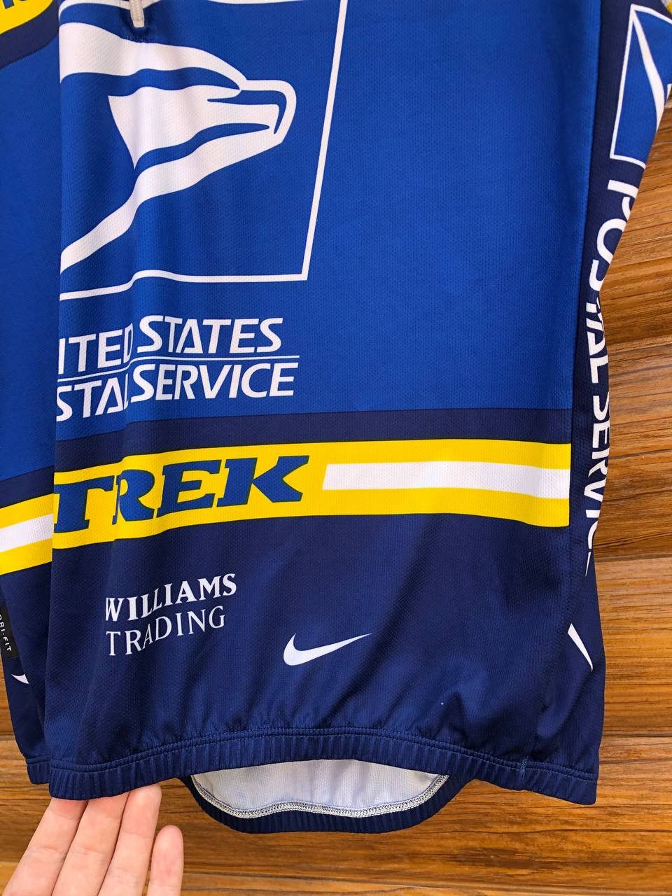Vintage Nike United States Postal Service USPS Cycling Jersey Rare Size US XL / EU 56 / 4 - 4 Thumbnail