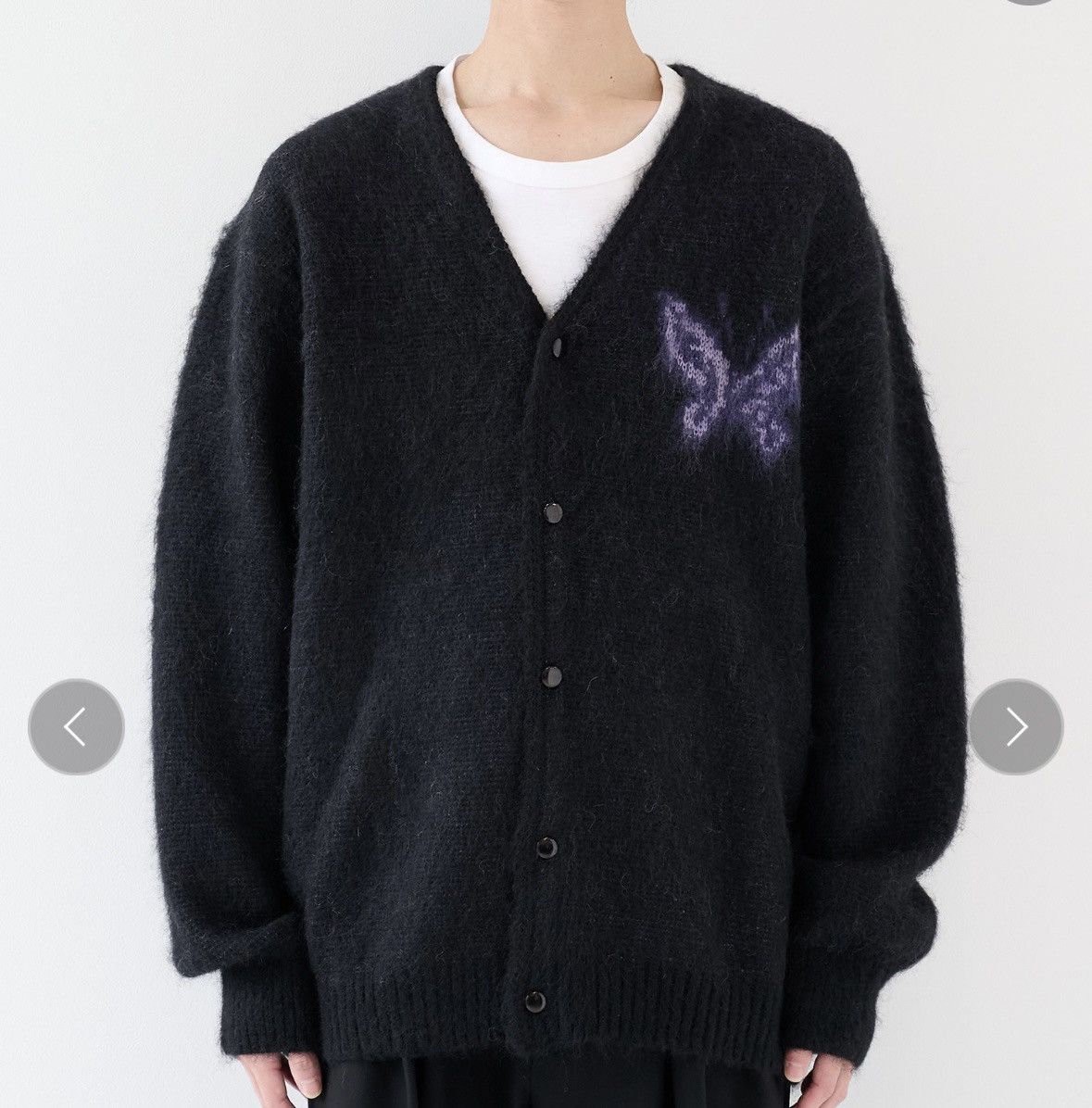 Needles Needles x STUDIOUS Mohair cardigan Size US L / EU 52-54 / 3 - 2 Thumbnail