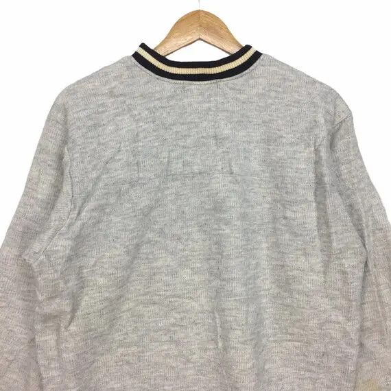 Pierre Balmain Vtg PIERRE BALMAIN Paris Striped Sweatshirt Sweater Size L / US 10 / IT 46 - 6 Thumbnail