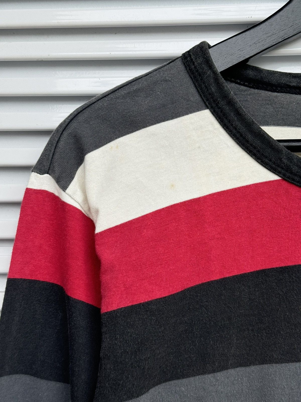 agnes b. Vintage Agnes B. Paris Striped Longsleeves Size US M / EU 48-50 / 2 - 3 Thumbnail