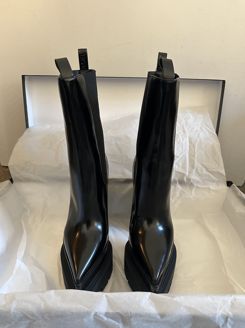Versace Aevitas Platform Boots Size US 7.5 / IT 37.5 - 4 Thumbnail