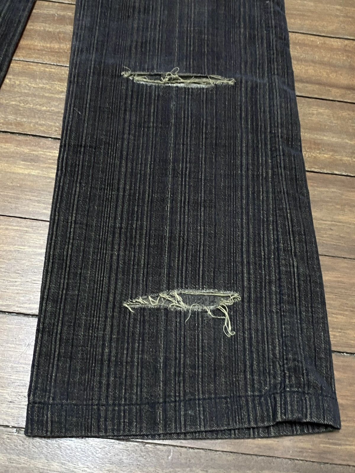 14th Addiction × Japanese Brand × semanticdesign Very Rare Vintage Brand Semantic Design Flared Jeans 1990s Size US 32 / EU 48 - 6 Thumbnail