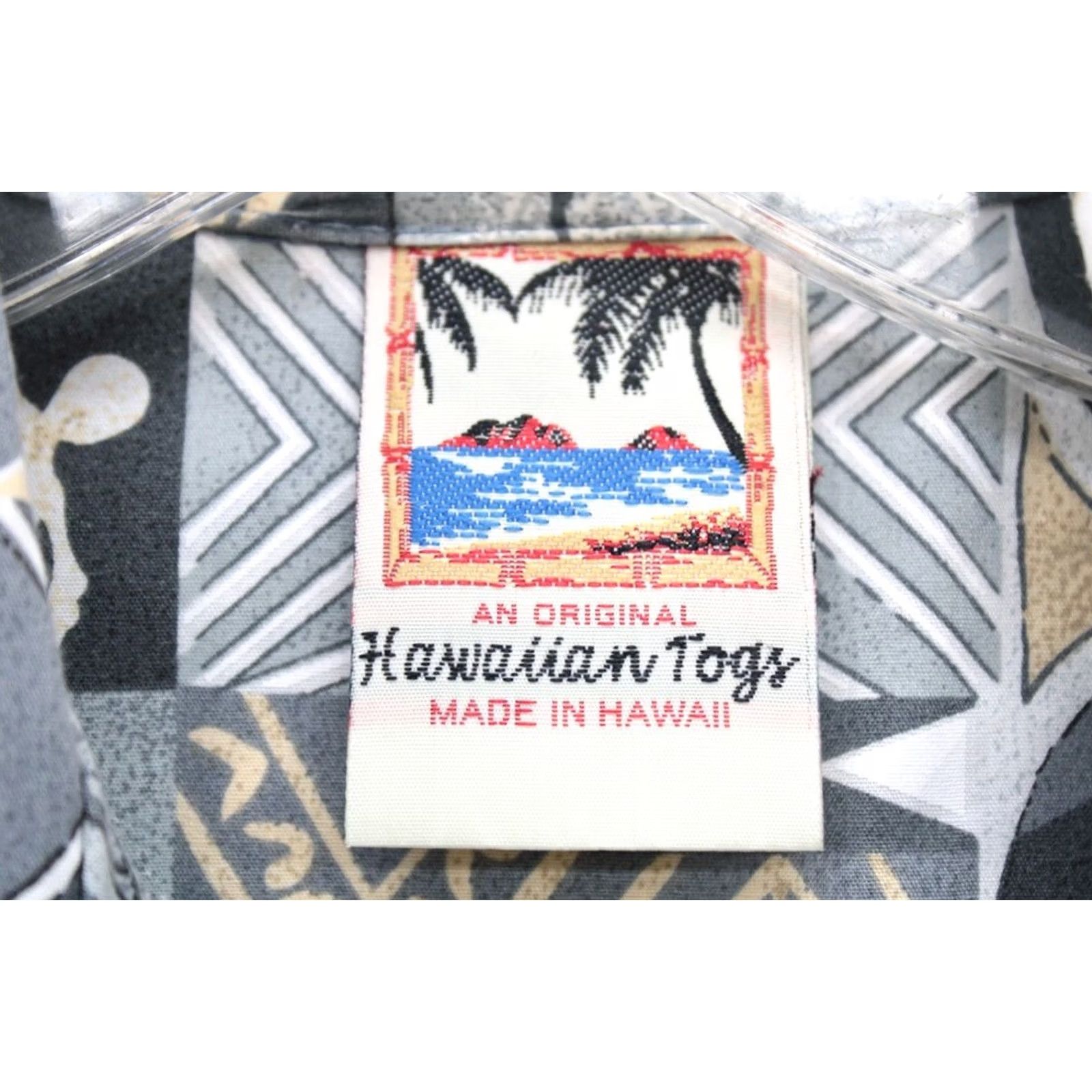Vintage Hawaiian Togs Shirt Mens M Gray Short Sleeve Floral Tribal Vacation Party Vintage Shirt Size US M / EU 48-50 / 2 - 3 Thumbnail