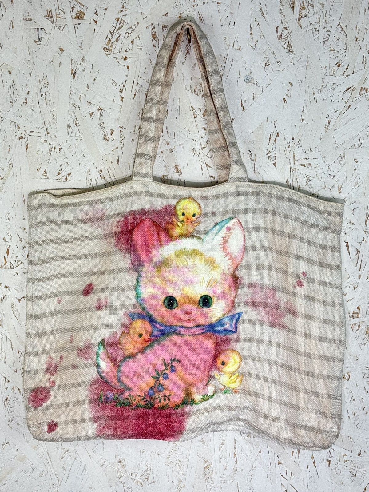 Vivienne Westwood Vivienne Westwood Vine Kitty Cat Cotton Tote Bag Size ONE SIZE - 1 Thumbnail