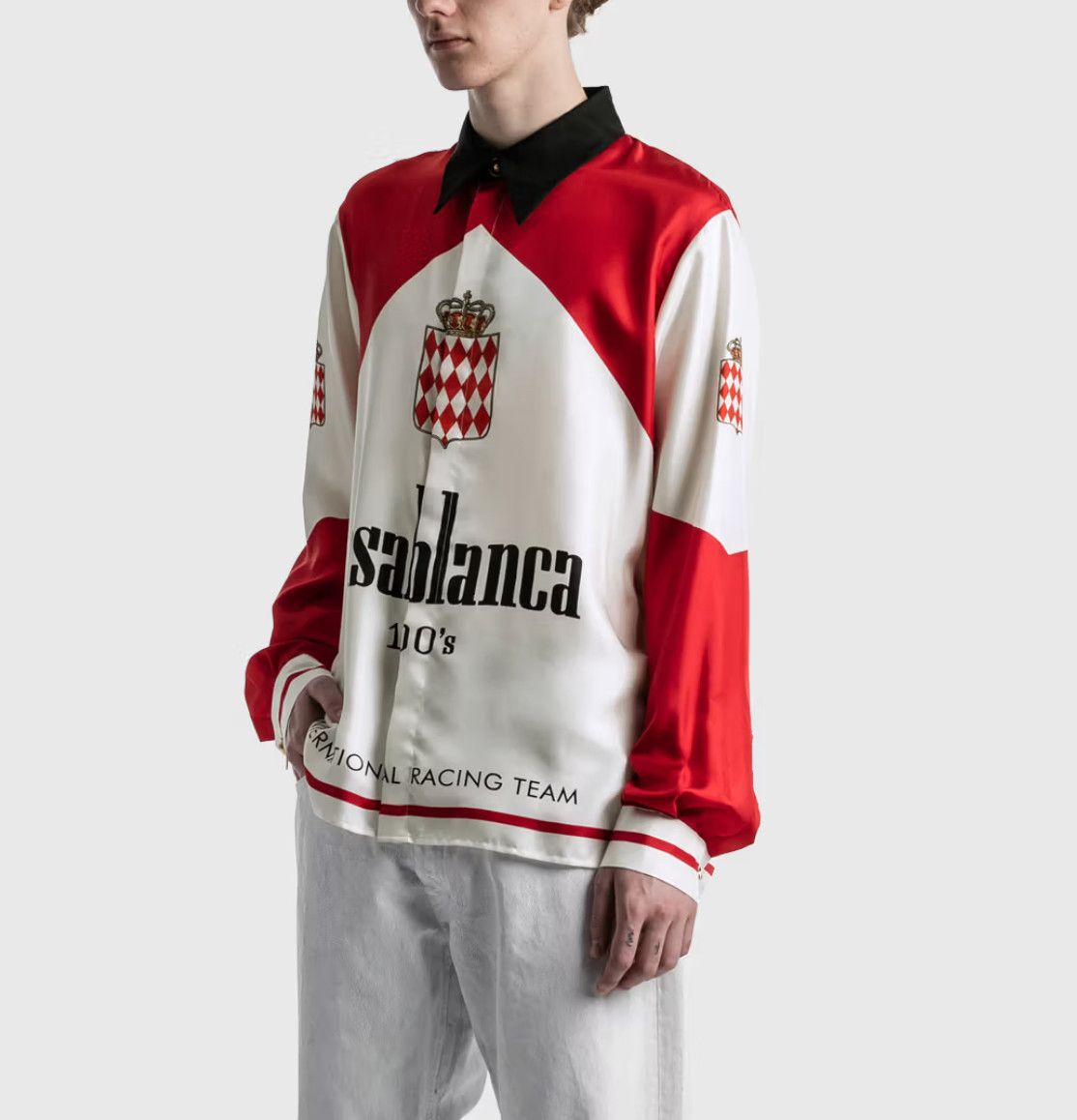 シャツ CASABLANCA Men Long Tops MS25SH00304 BLUE Casablanca CASABLANCA Men Long Tops MS25SH00304 BLUE | Grailed