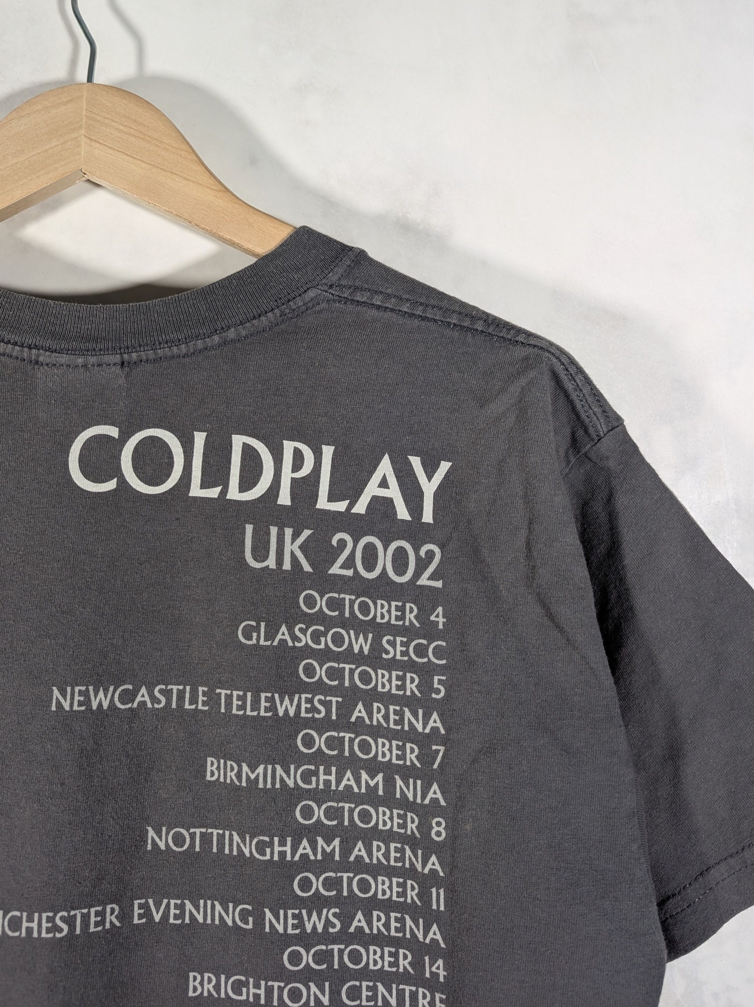 Band Tees Vintage Coldplay UK 2002 Size US L / EU 52-54 / 3 - 4 Thumbnail