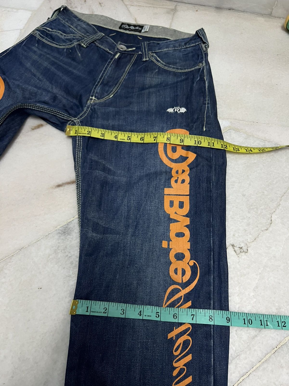 If Six Was Nine × Japanese Brand REAL BVOICE JEANS VERY RARE Size US 29 - 15 Thumbnail