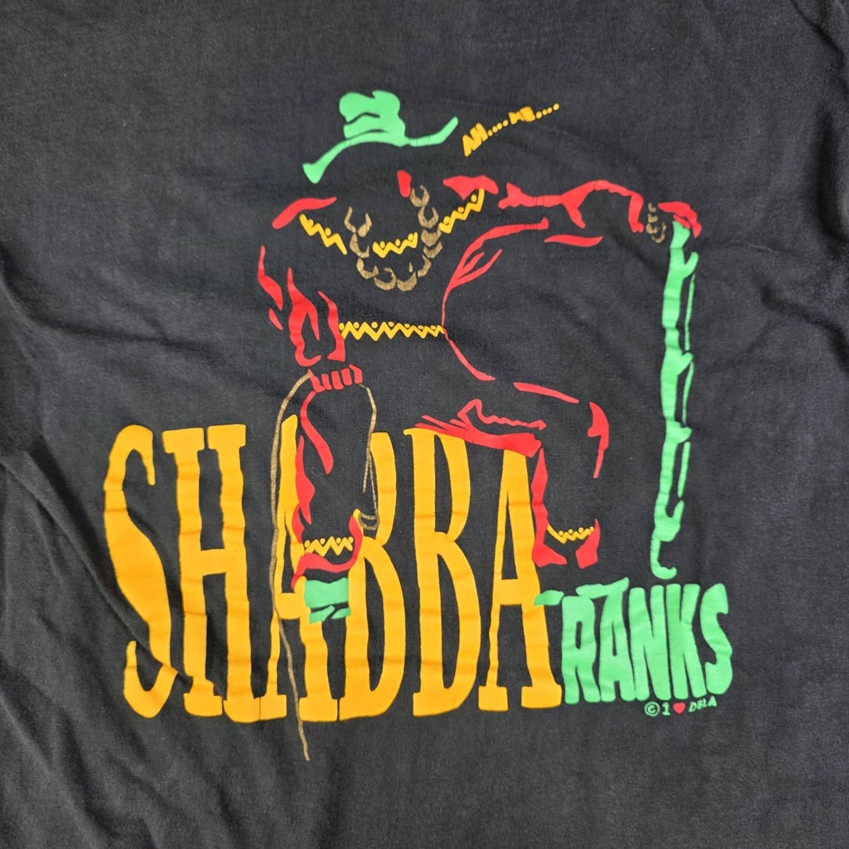 Vintage VINTAGE Shabba Ranks Shirt Reggae as Raw As Ever Tour Rap Tee Band Tee Size Large Black Mens T-Shirt 90s Size US L / EU 52-54 / 3 - 6 Thumbnail