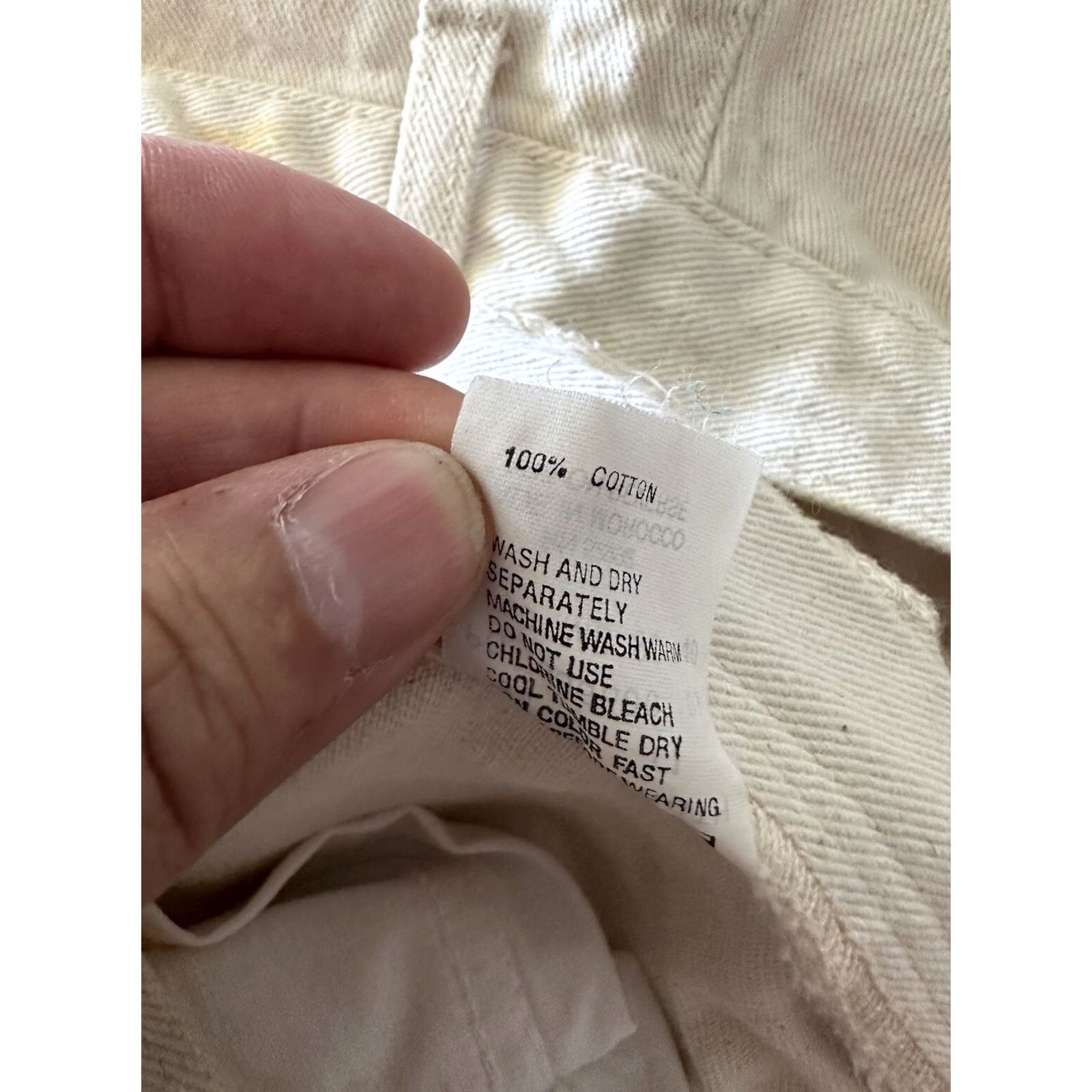 Vintage VINTAGE Jordache Denim Jean Shorts Mens W34 White Distressed 80s RARE Size US 30 / EU 46 - 7 Thumbnail