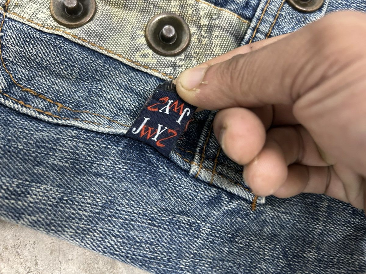 20471120 × Hysteric Glamour × Japanese Brand JWYZ Pocketwork Baggy Distressed Clawn Mark Rivet Button Size US 32 / EU 48 - 20 Thumbnail