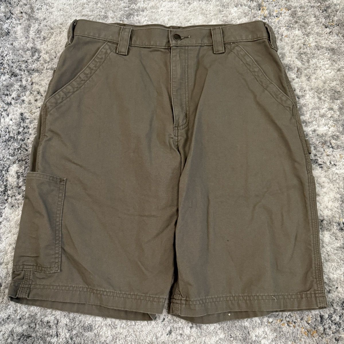 Carhartt × Vintage Essential Vintage y2K Brown Carhartt wide leg carpenter Size US 34 / EU 50 - 2 Thumbnail