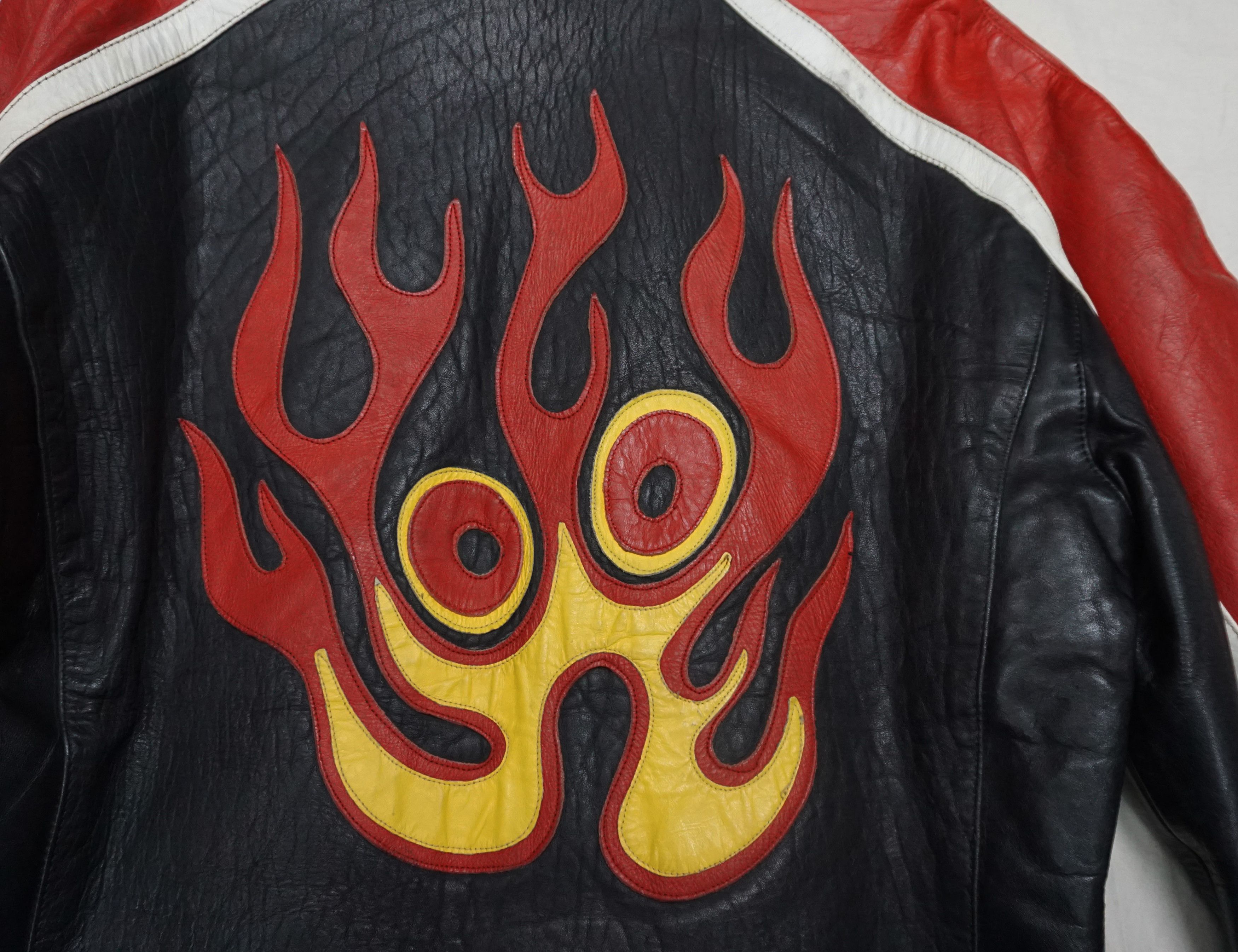 Vintage Virtual Fighter Leather Jacket Jacky Bryant Size US L / EU 52-54 / 3 - 4 Thumbnail