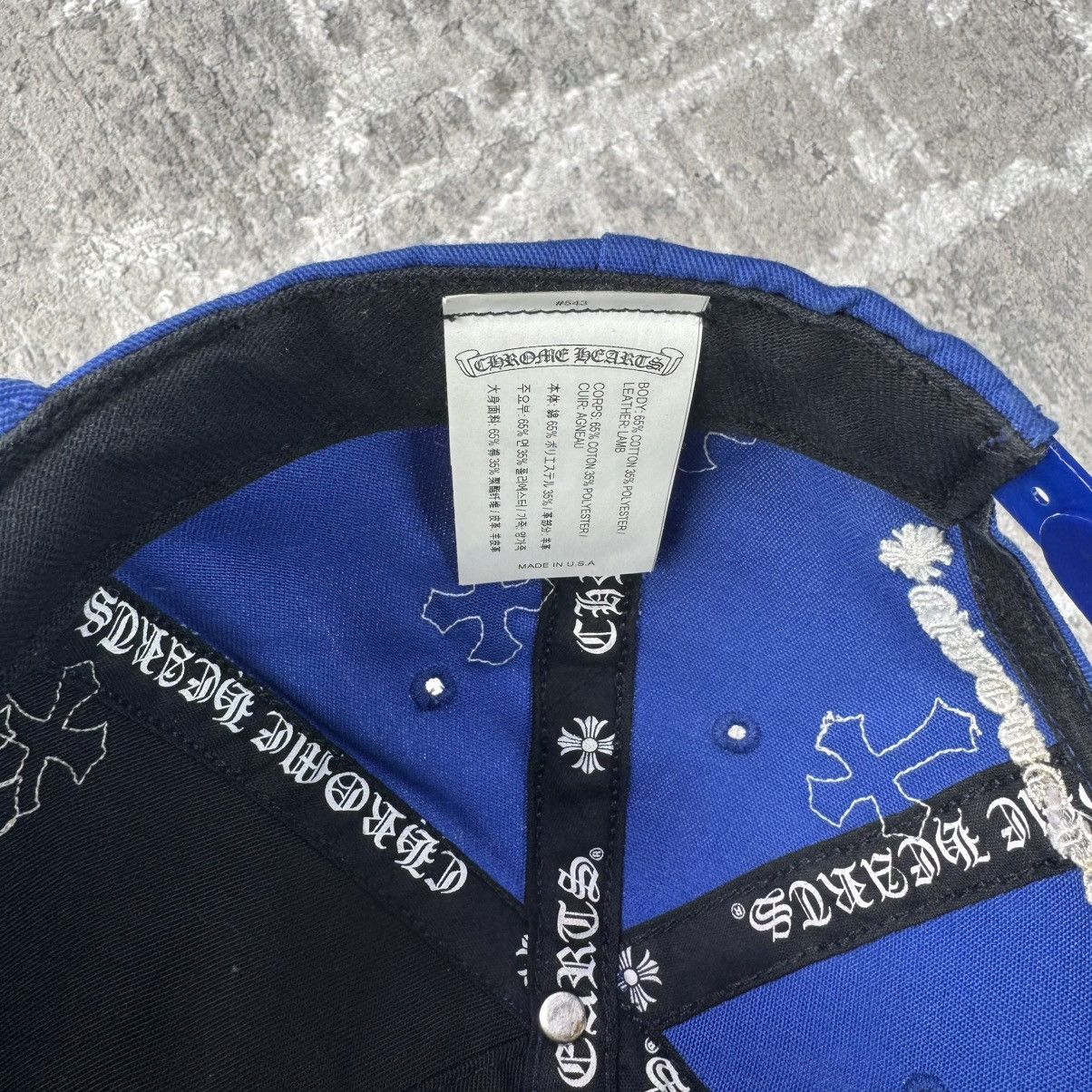 Chrome Hearts Leather cross patch baseball hat Size ONE SIZE - 11 Thumbnail