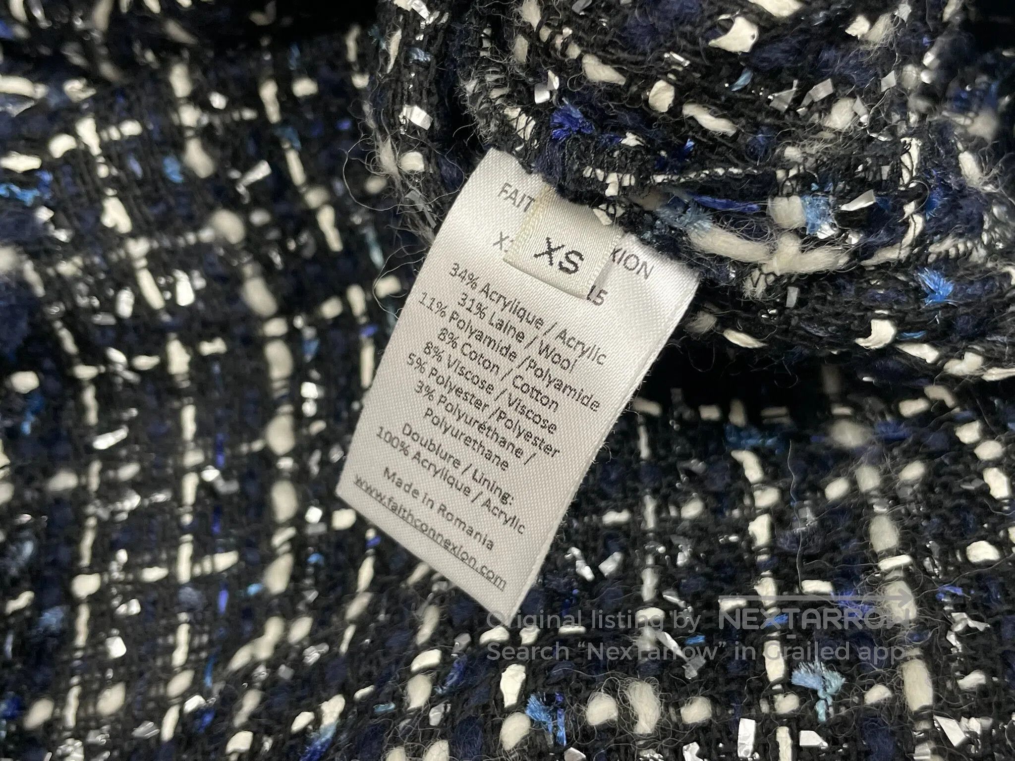 Faith Connexion Faith Connexion Woven Plaid Shirt Jacket Size US XS / EU 42 / 0 - 6 Thumbnail