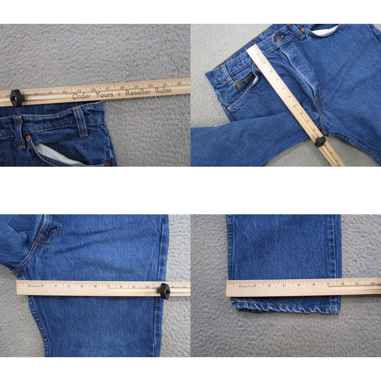 Levi's VINTAGE Levi's 40505-0215 Blue Denim Orange Tab Mens Size 34x30 USA Made Straight Jeans Adult Mens Regular Blue Denim USA Vintage 405 Straight Jeans Size US 34 / EU 50 - 9 Thumbnail
