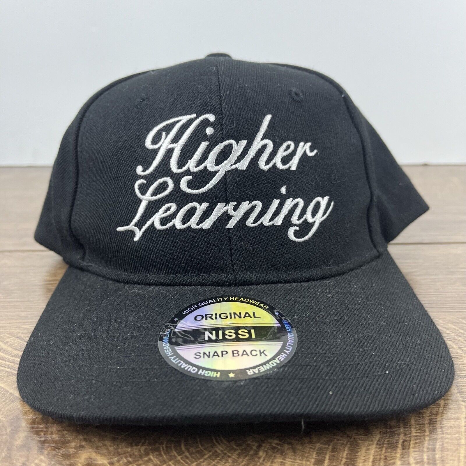 Other Higher Learning Hat Snapback Hat Black Hat Adjustable Black Size ONE SIZE - 6 Thumbnail