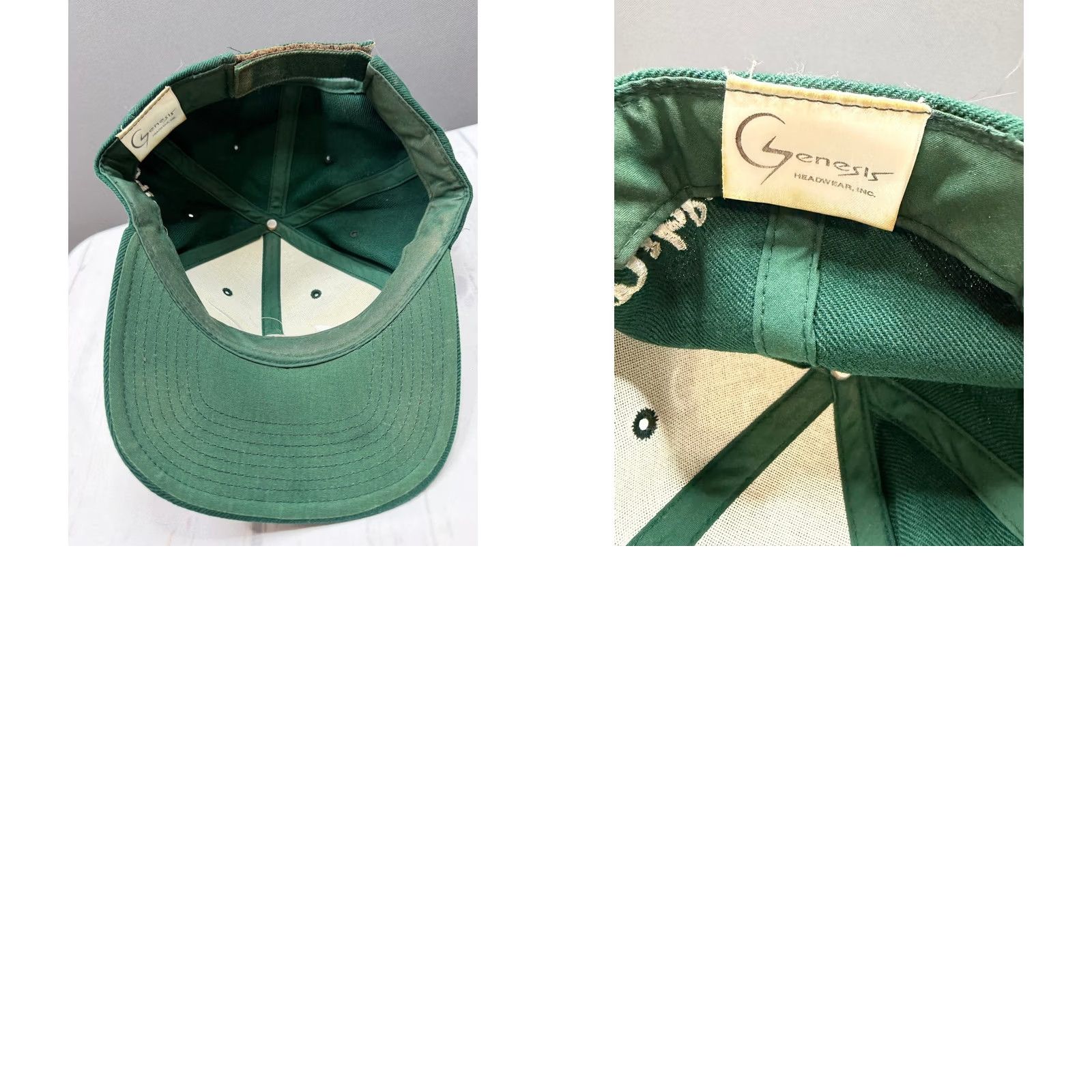 Nike VINTAGE Nike Baseball Cap Unisex Green Embroidered Swoosh OSFM Size ONE SIZE - 8 Thumbnail