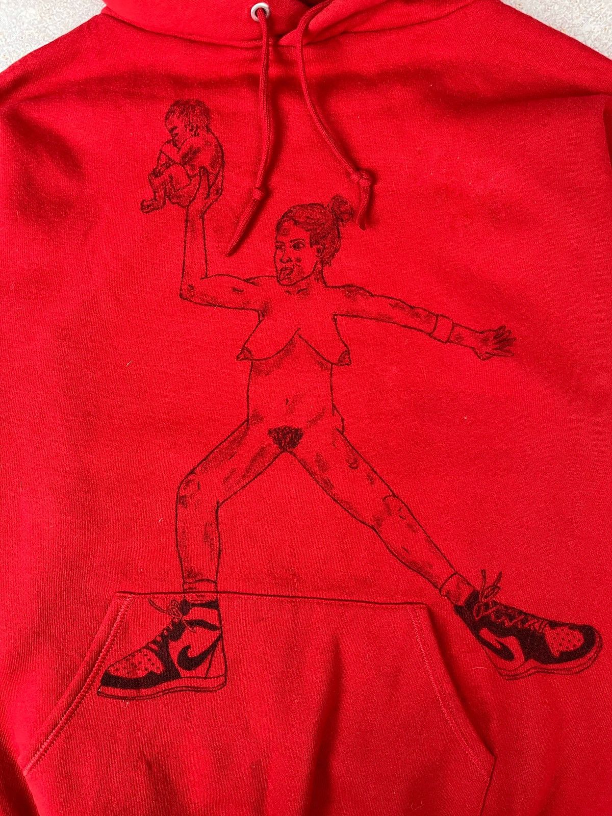 Jerzees JERZEES VINTAGE RARE HOODIE CRAZY MILF HYPE Y2K NAKED WOMEN Size US M / EU 48-50 / 2 - 3 Thumbnail