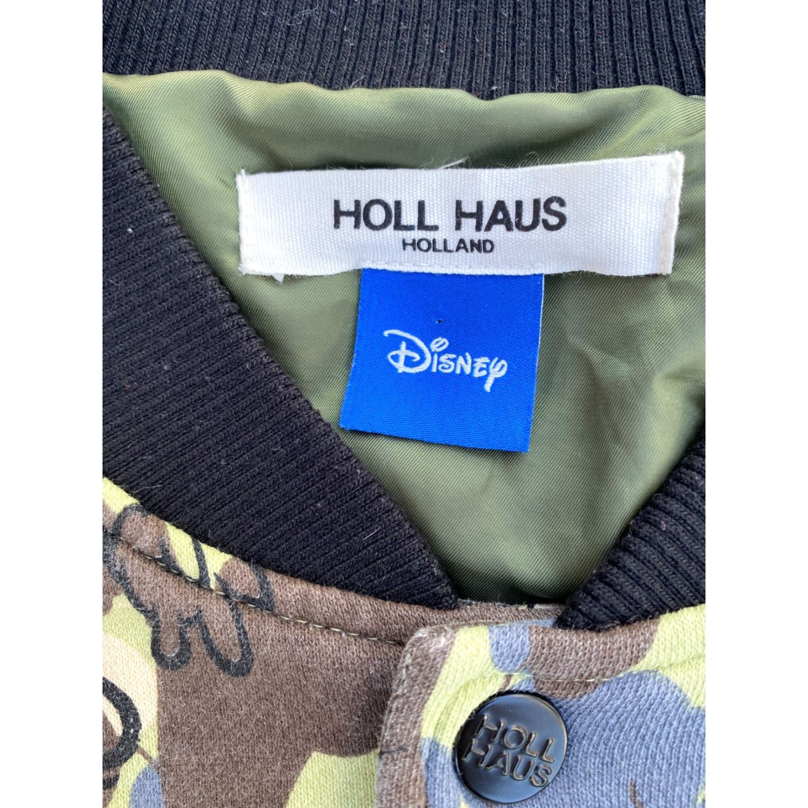 Vintage Holl House Holland x Disney Mickey Varsity Jacket Camouflage Sz L Men’s Shirt Jacket Mens Complete Size US L / EU 52-54 / 3 - 6 Thumbnail