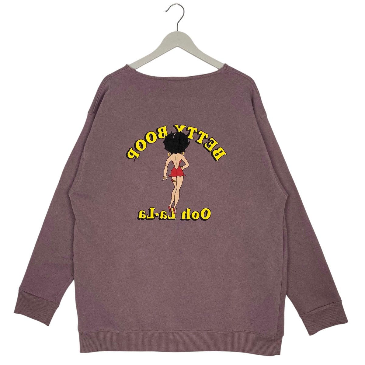 Other Vintage Betty Boop Printed Crewneck Sweatshirt Purple Size L Size US L / EU 52-54 / 3 - 5 Thumbnail