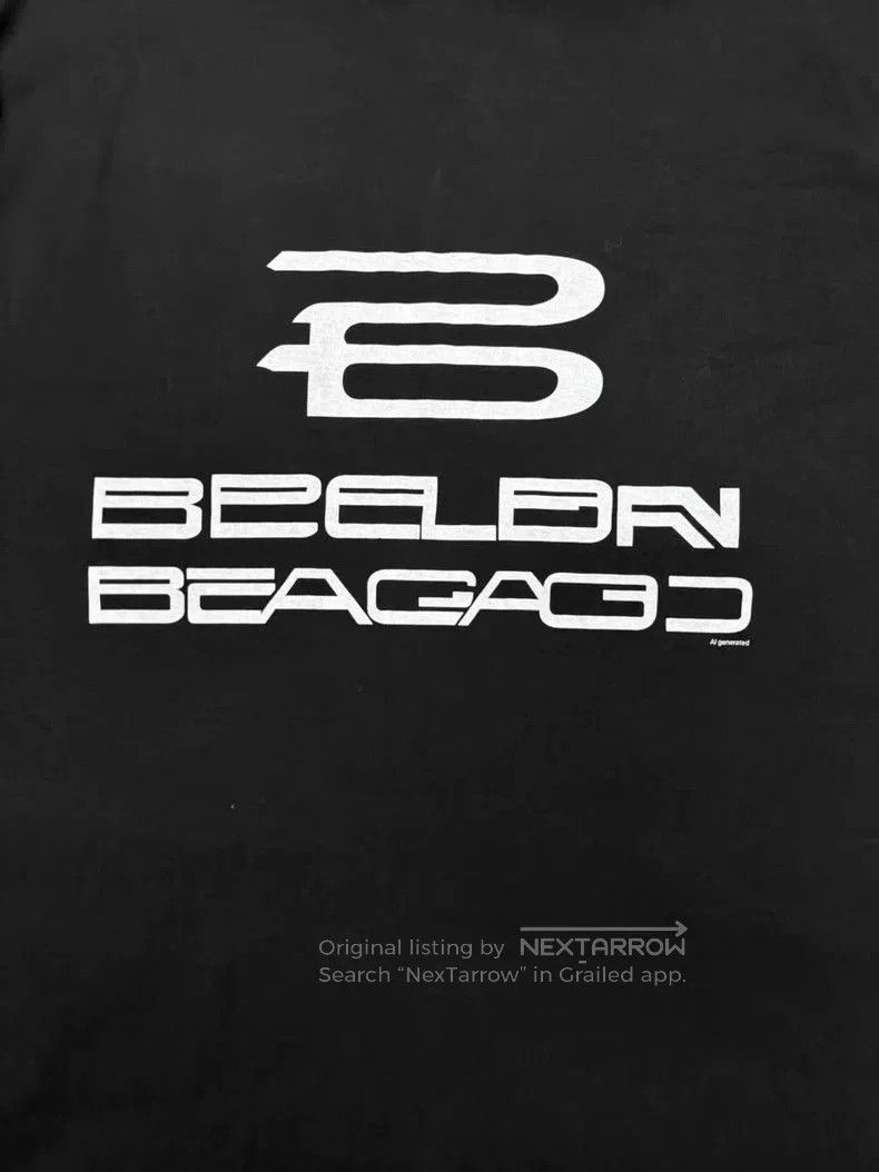 Balenciaga Balenciaga New Logo Print Crewneck T-Shirt. Size US S / EU 44-46 / 1 - 3 Thumbnail