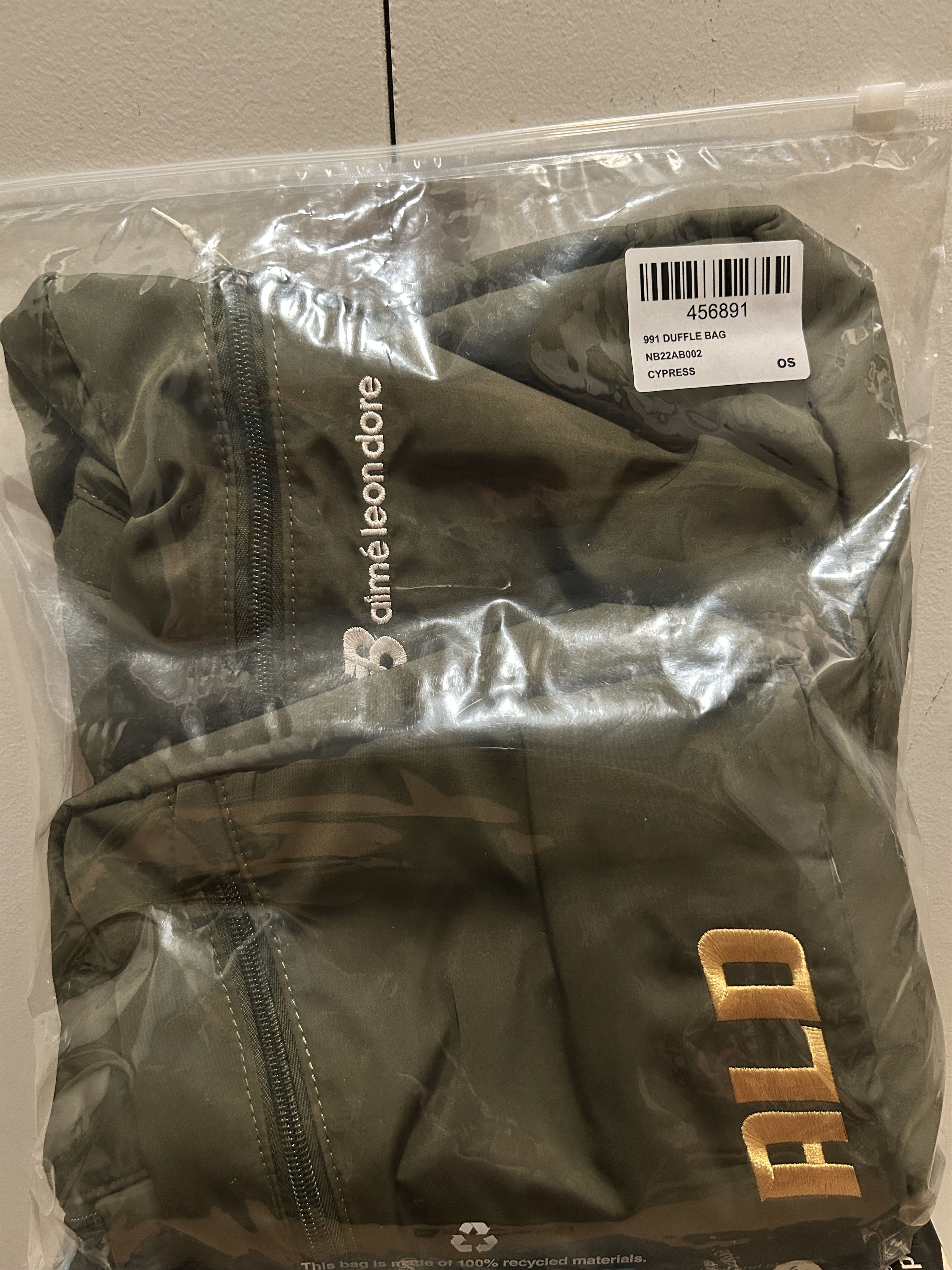 Aime Leon Dore × New Balance Aime Leon Dore ALD / New Balance 991 Duffle Bag - Green Size ONE SIZE - 6 Thumbnail