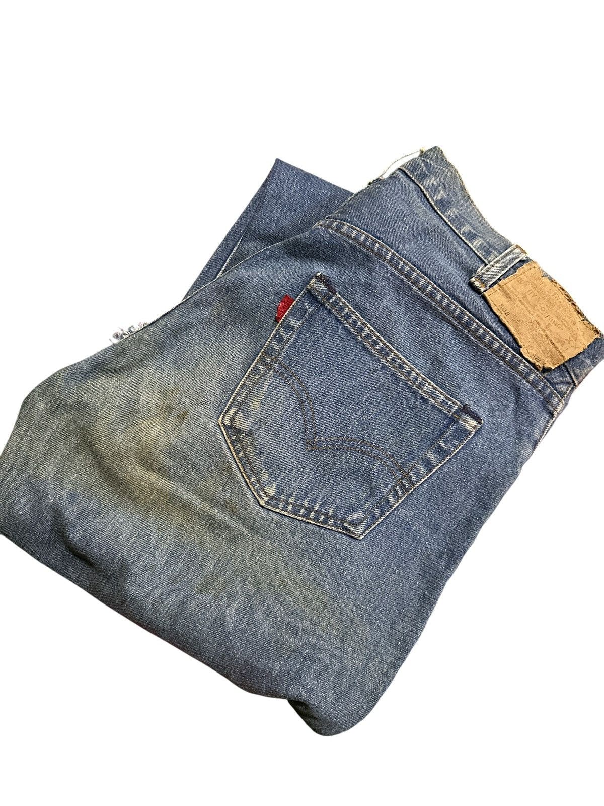 Levi's Vintage Levis 502 Blue Washed 32x41 . Size US 32 / EU 48 - 11 Thumbnail