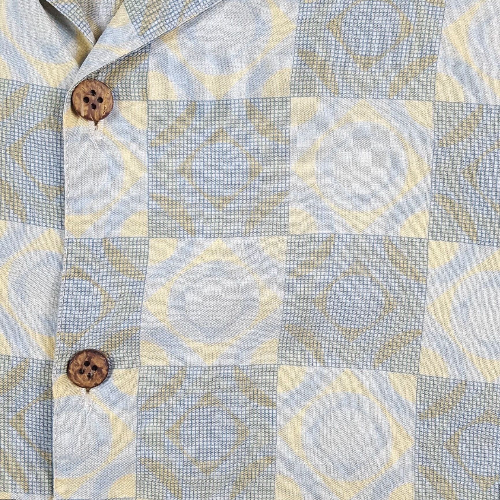 Vintage VINTAGE 80s Tencel Disco Men's XL Hawaiian Shirt Collared Button-Up Retro Casual Workwear Size US XL / EU 56 / 4 - 3 Thumbnail