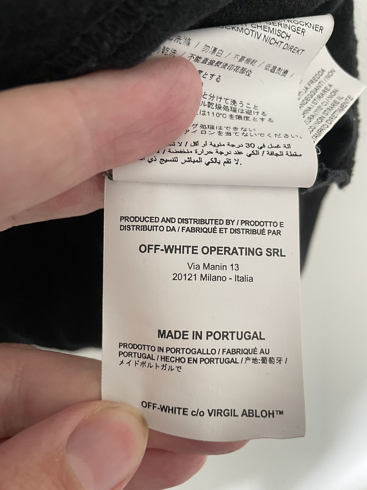 Off-White Off White Logo T-Shirt “Temperature” / Black Size US XS / EU 42 / 0 - 7 Thumbnail