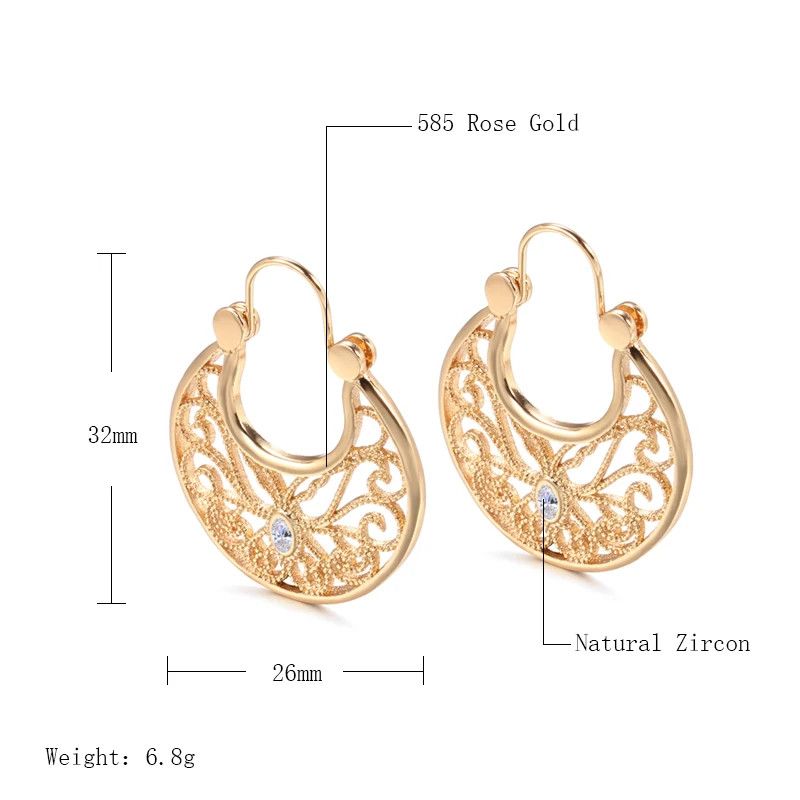 Other Vintage Gold Plated Earrings Size ONE SIZE - 2 Thumbnail