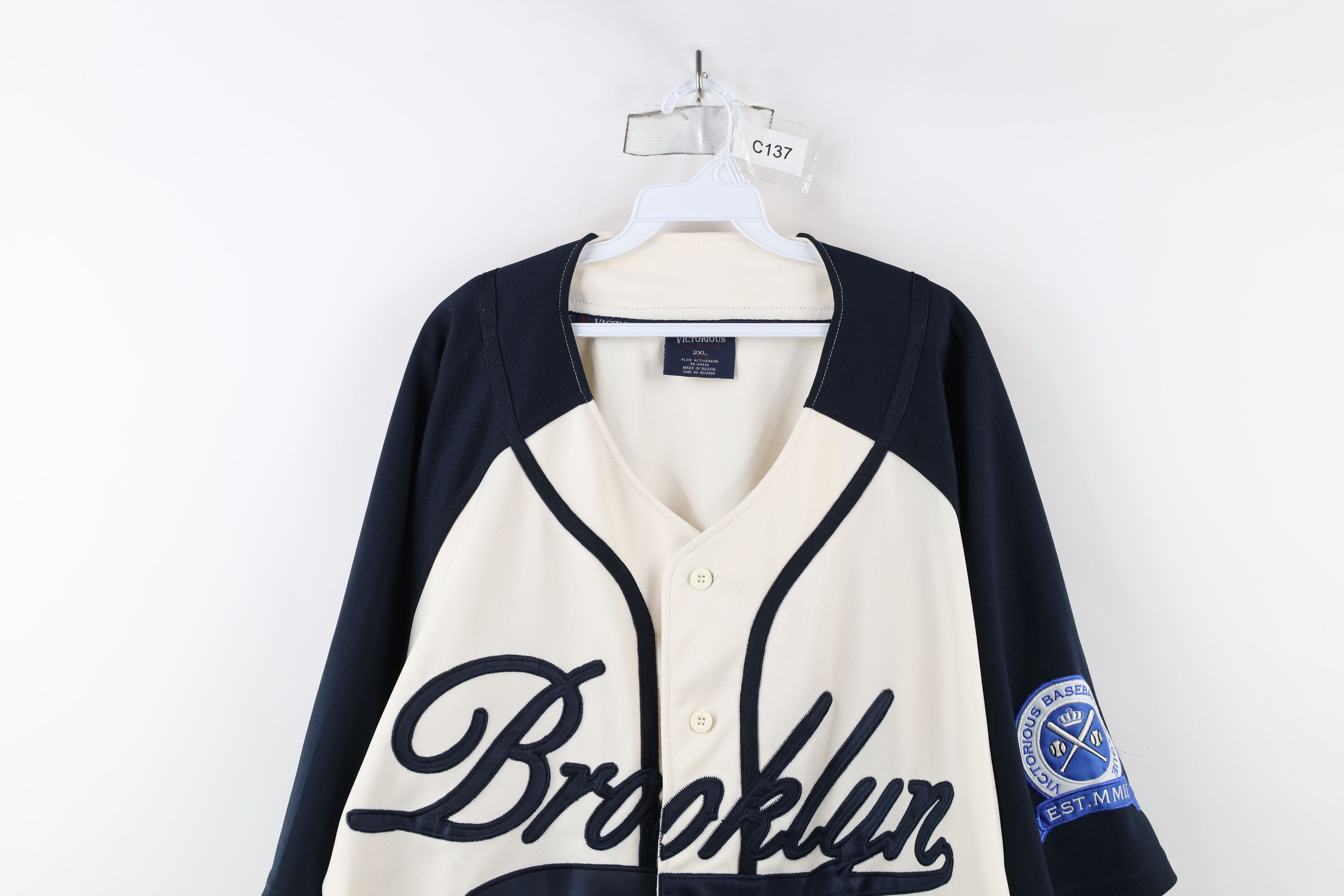 Vintage Vintage Y2K Streetwear Brooklyn Dodgers Baseball Jersey Size US XXL / EU 58 / 5 - 2 Thumbnail