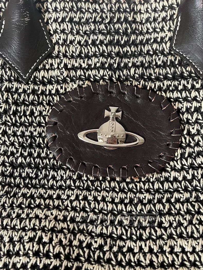 Vivienne Westwood Vivienne Westwood size os Black woven style, silver Saturn Size ONE SIZE - 2 Thumbnail
