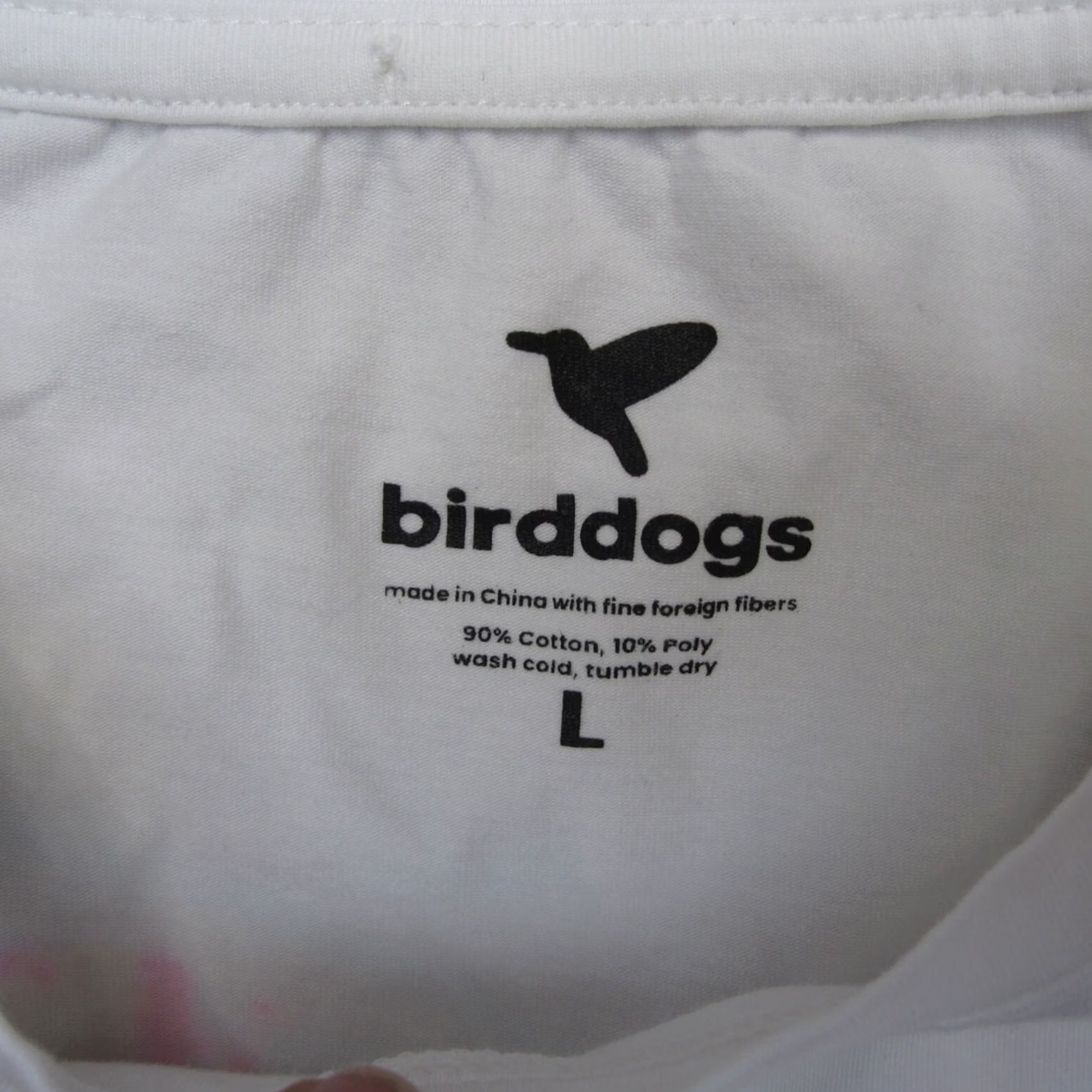 Vintage Birddogs Shirt Mens Large White Cotton Tee Casual Lightweight 90s Shirt Mens Regular Size US L / EU 52-54 / 3 - 6 Thumbnail