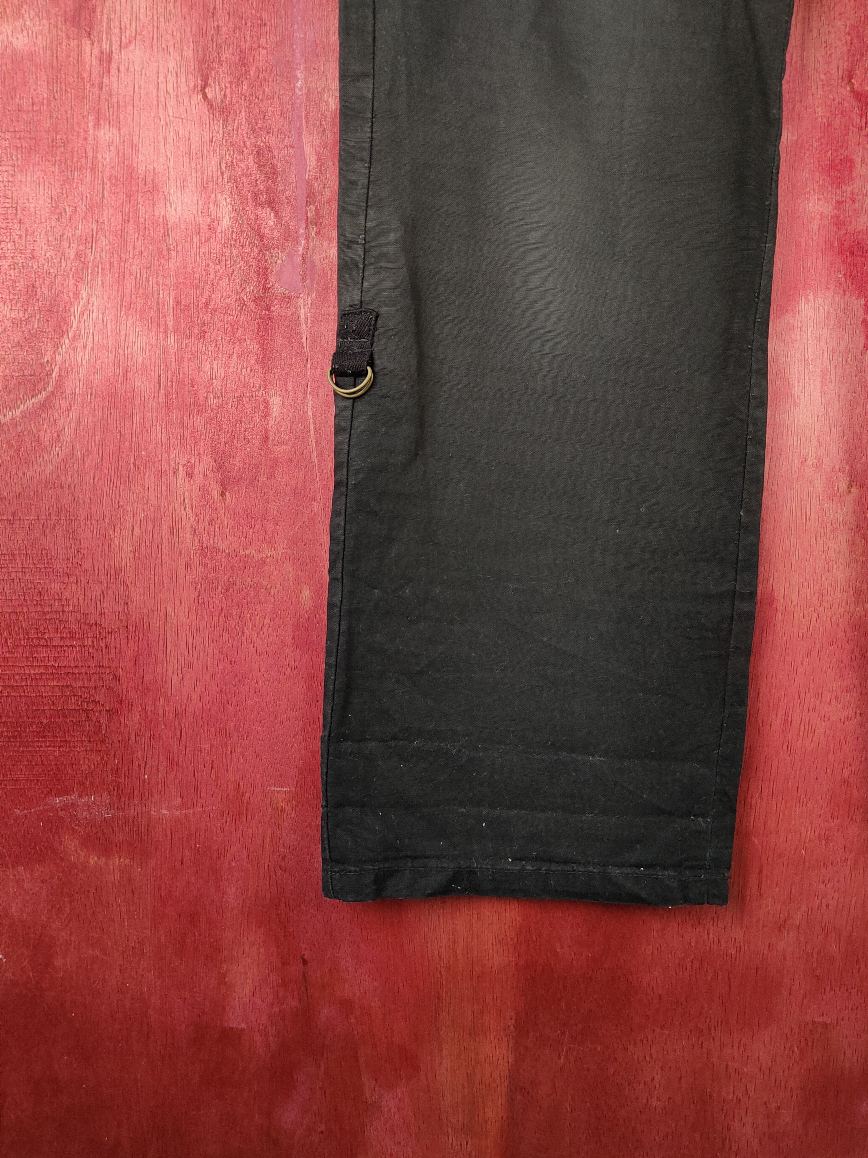 Japanese Brand Japanese Brand Black Multipocket Tactical Cargo Pants #S1734 Size 27" / US 4 / IT 40 - 4 Thumbnail
