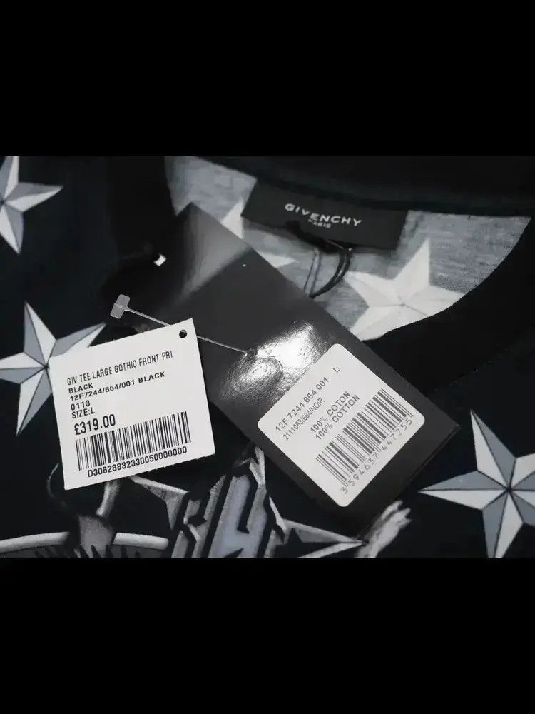 Givenchy Givenchy Riccardo Tisci 12FW shark jaw Tee Size US L / EU 52-54 / 3 - 4 Thumbnail