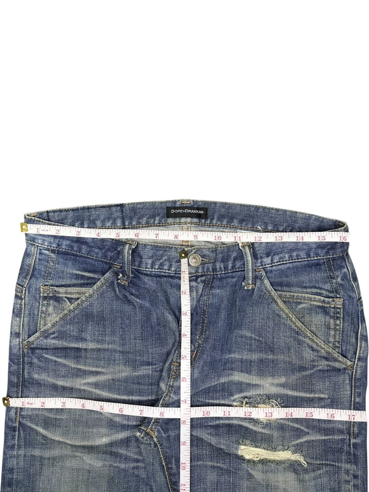 Diesel Vintage Japanese Brand Mud Wash Distressed Jeans Size US 32 / EU 48 - 6 Thumbnail